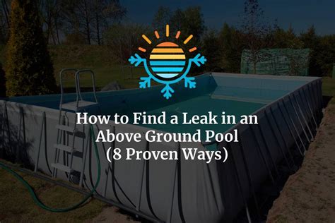 5 Most Common Above Ground Pool Leaks and How to Fix Easily